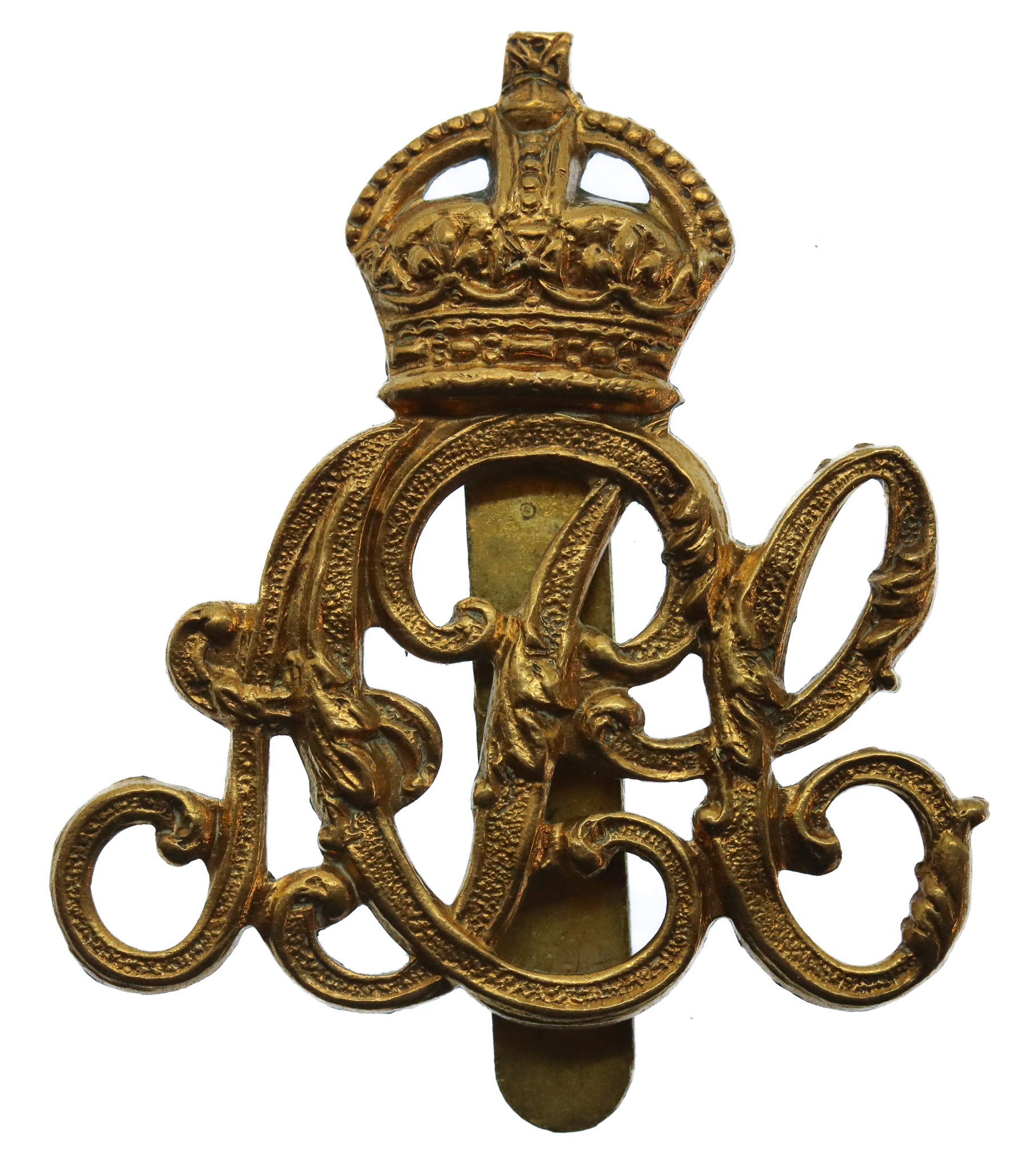 Army Pay Corps (A.P.C.) Cap Badge - King's Crown
