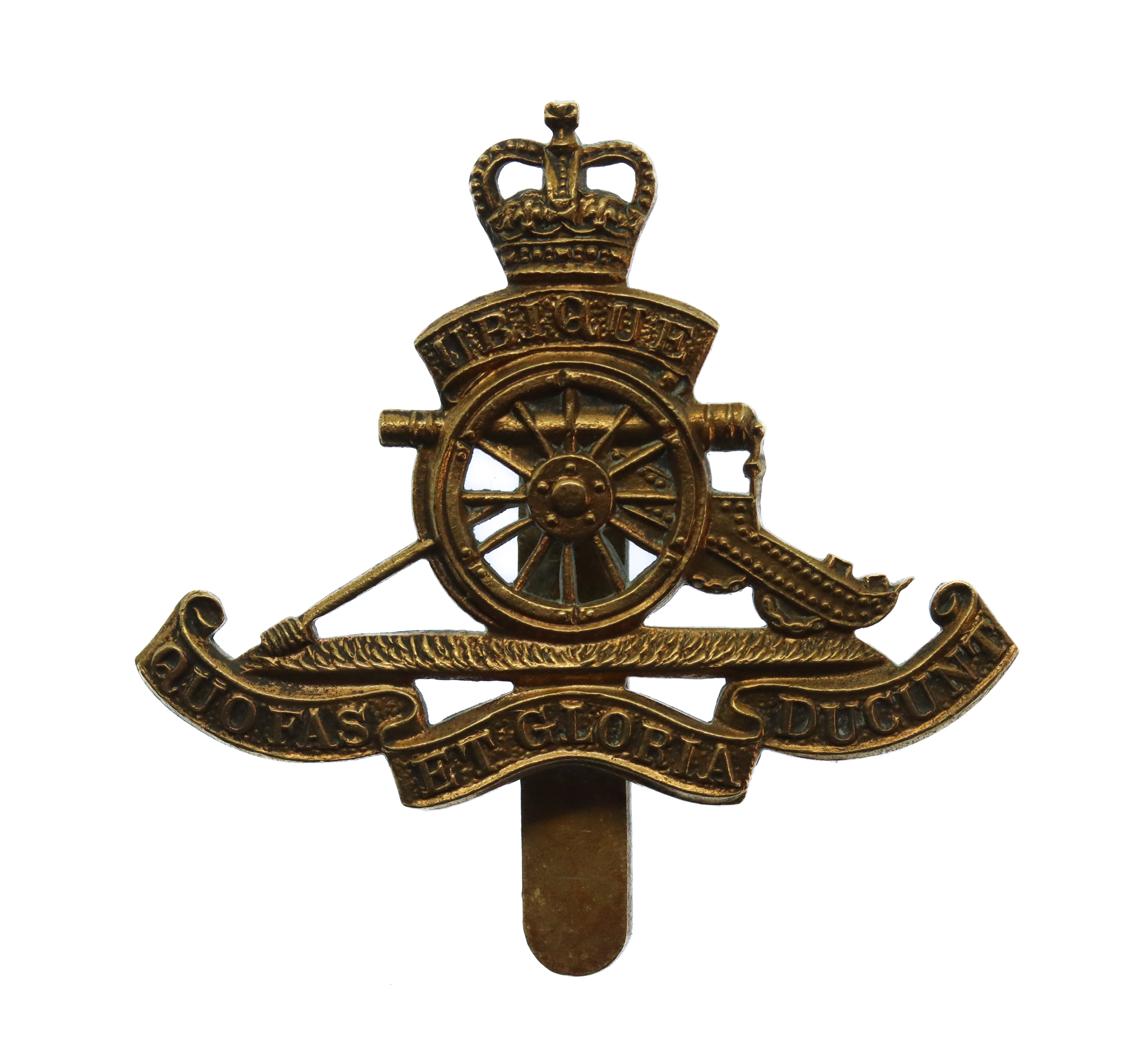 Royal Artillery Beret Badge - Queen's Crown