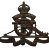 Royal Artillery Territorial Cap Badge - King's Crown