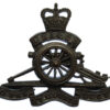 Royal Artillery Officer's Service Dress Cap Badge - Queen's Crown