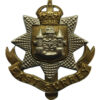 East Surrey Regiment Cap Badge - King's Crown