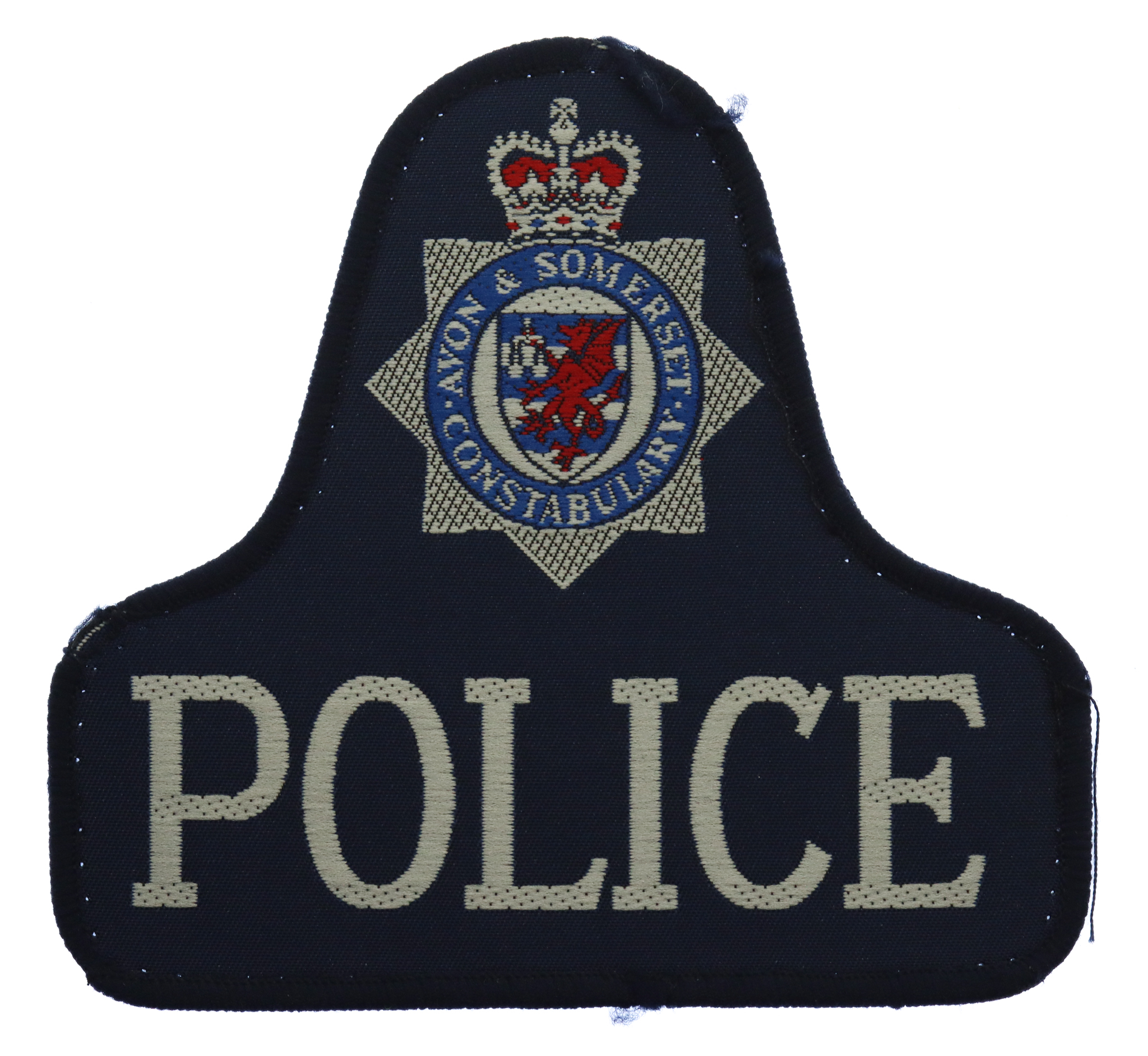 Avon & Somerset Constabulary Police Cloth Bell Patch Badge