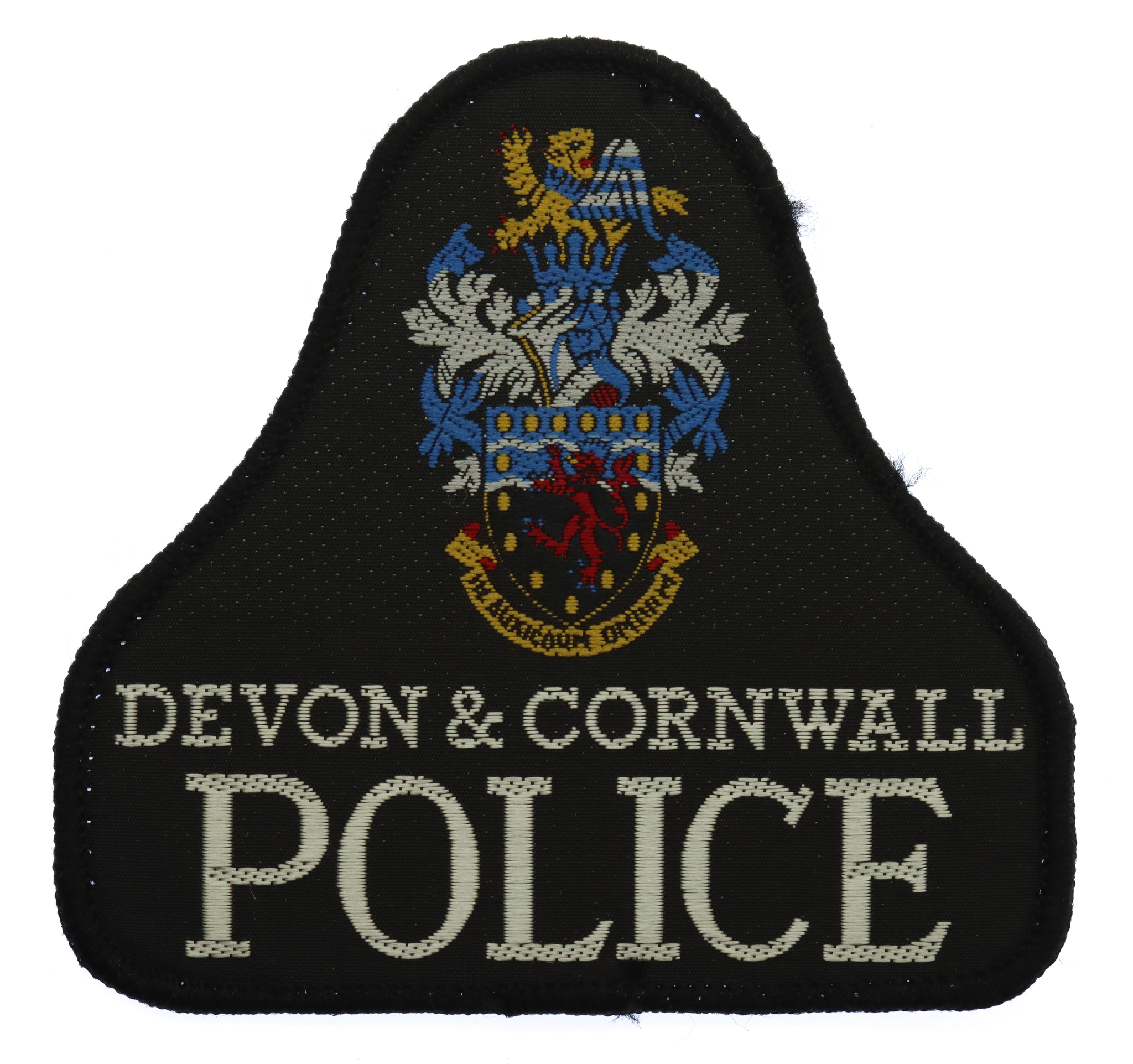 Devon & Cornwall Police Cloth Bell Patch Badge