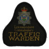 Leicestershire Constabulary Traffic Warden Cloth Bell Patch Badge