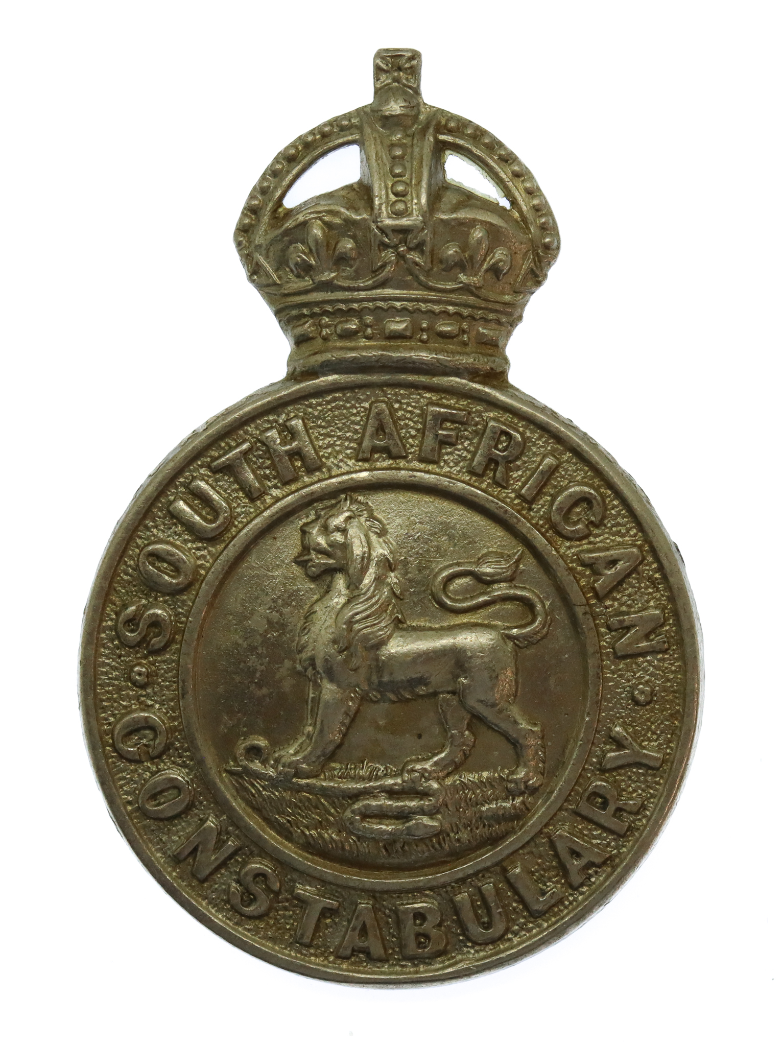 South African Constabulary Cap Badge - King's Crown