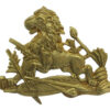 Rhodesia British South Africa Police Gilt Cap Badge/Helmet Badge