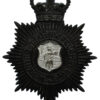 Merthyr Tydfil Borough Police Night Helmet Plate - Queen's Crown