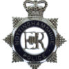 Nottinghamshire Police Enamelled Star Cap Badge - Queen's Crown