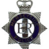 Merseyside Police Enamelled Star Cap Badge - Queen's Crown