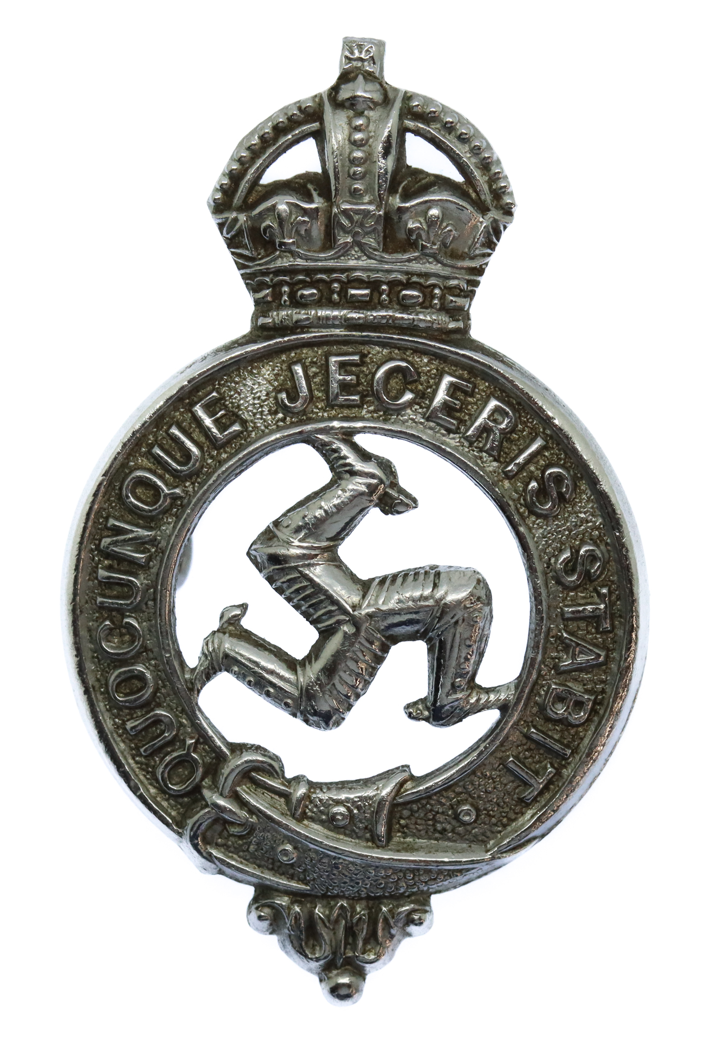 Isle of Man Constabulary Cap Badge - King's Crown