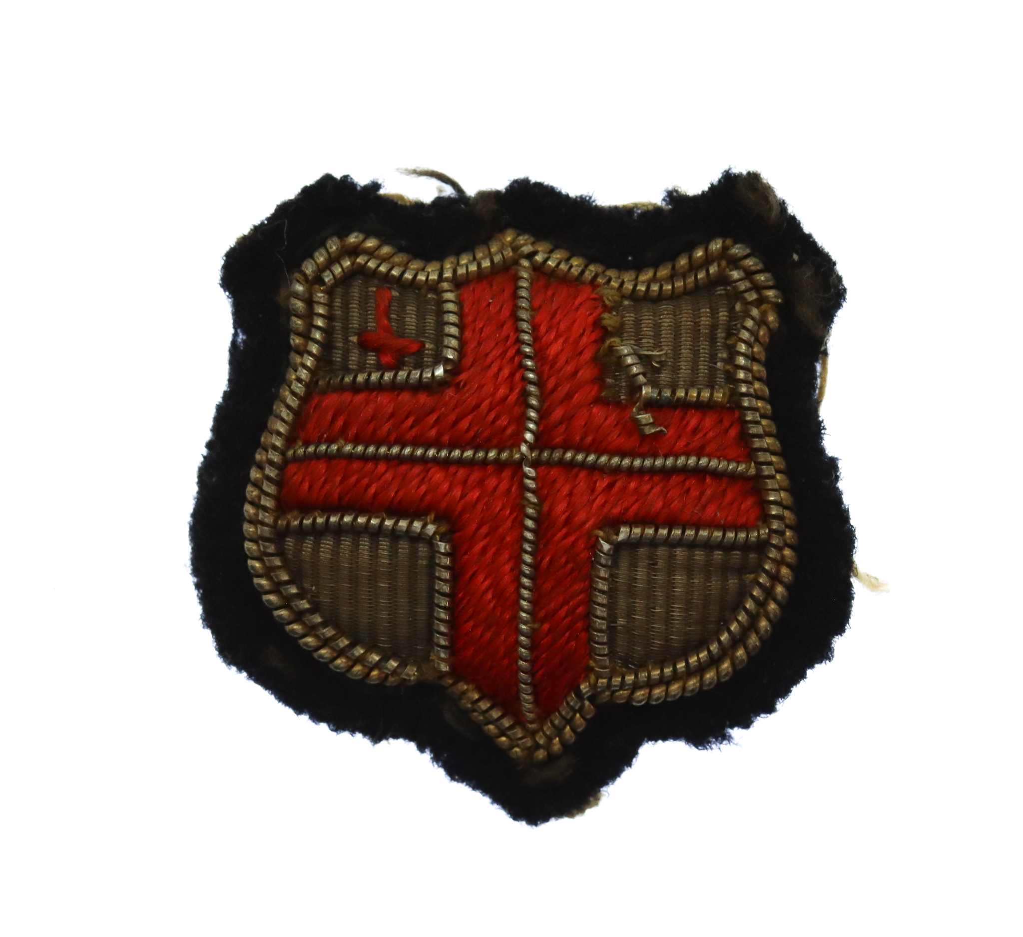 City of London Police Reserve Inspector Bullion Cap Badge