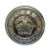 Dover Borough Police Chrome Button - King's Crown (25mm)