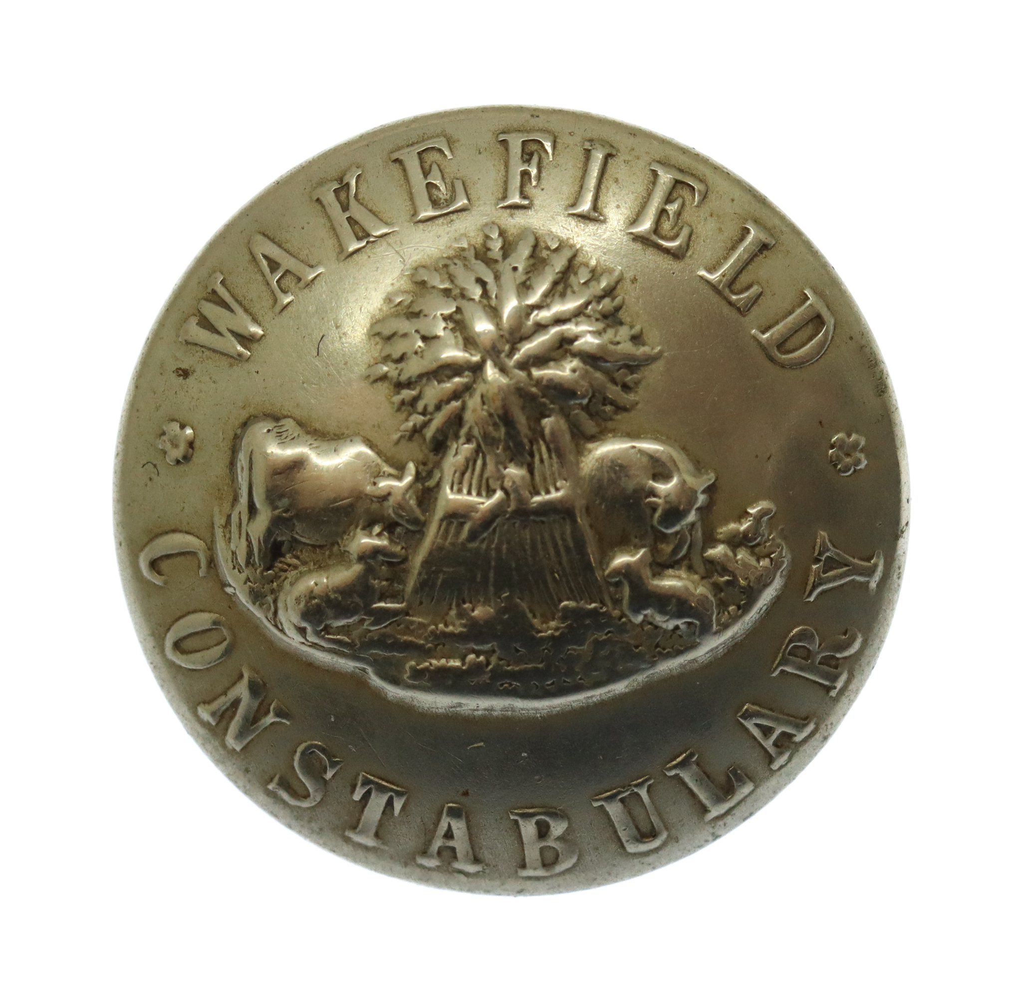 Rare Victorian Wakefield Constabulary Button (25mm)