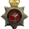 Civil Nuclear Constabulary Enamelled Helmet Plate - Queen's Crown