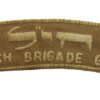 Scarce WW2 Jewish Brigade Group Cloth Shoulder Title