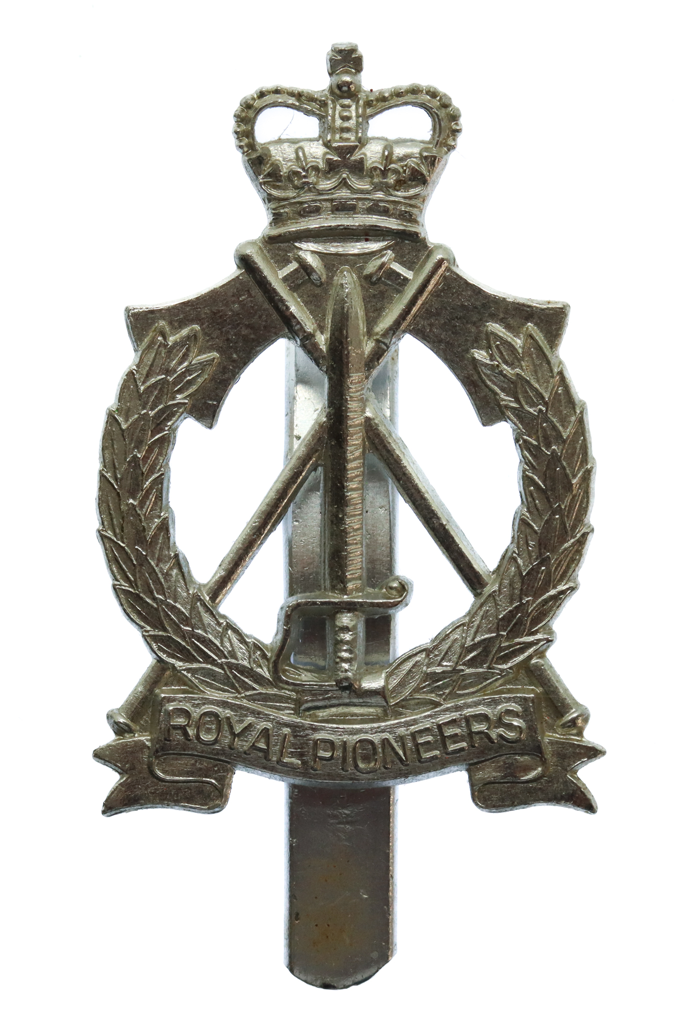 Royal Pioneer Corps Anodised (Staybrite) Cap Badge