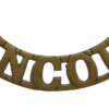 Lincolnshire Regiment (LINCOLN) Wide Variant Shoulder Title