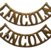 Pair of Lincolnshire Regiment (LINCOLN) Shoulder Titles