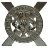 Lowland Brigade Anodised (Staybrite) Cap Badge