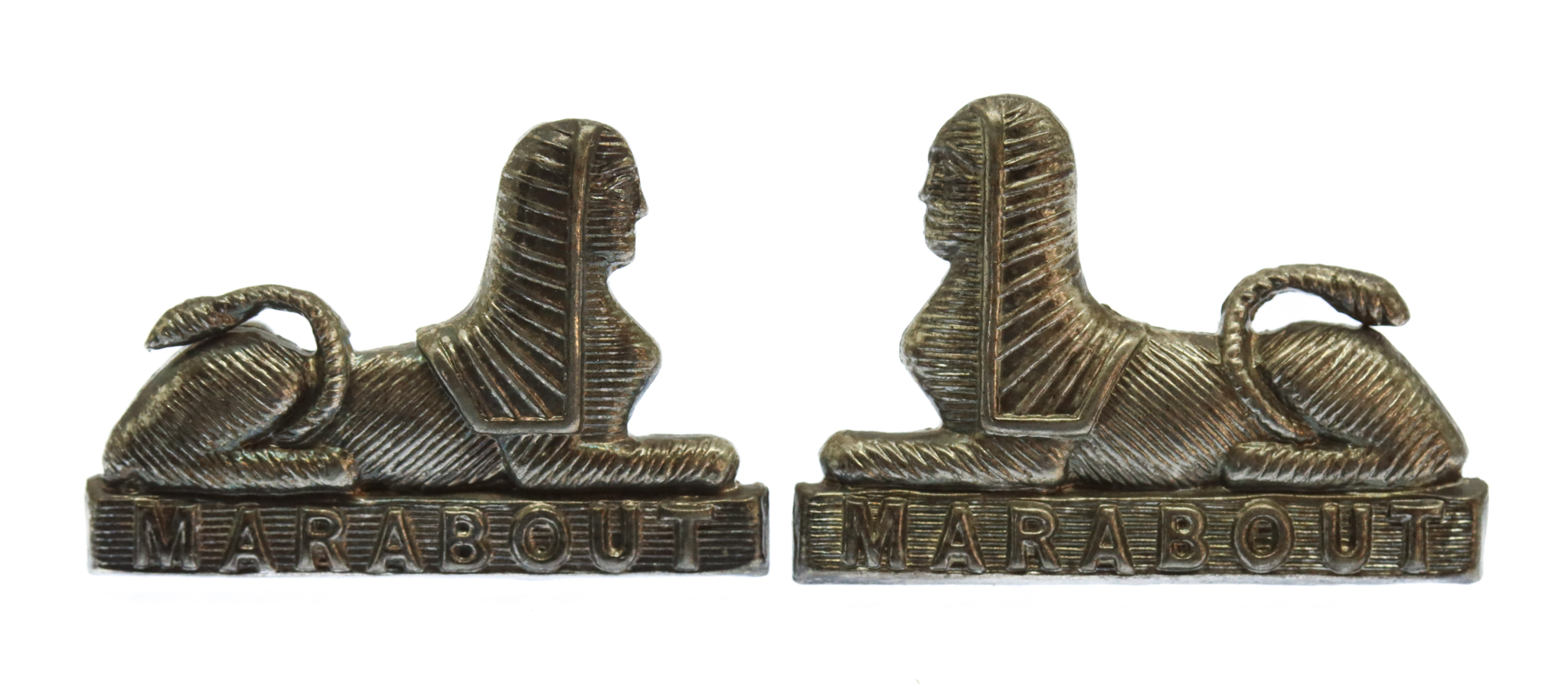 Pair of Dorset Regiment Collar Badges