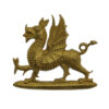 Welsh Regiment Officer's Gilt Collar Badge