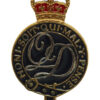The Queen's Division Band Enamelled Cap Badge