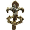 The King's Regiment Anodised (Staybrite) Beret Badge