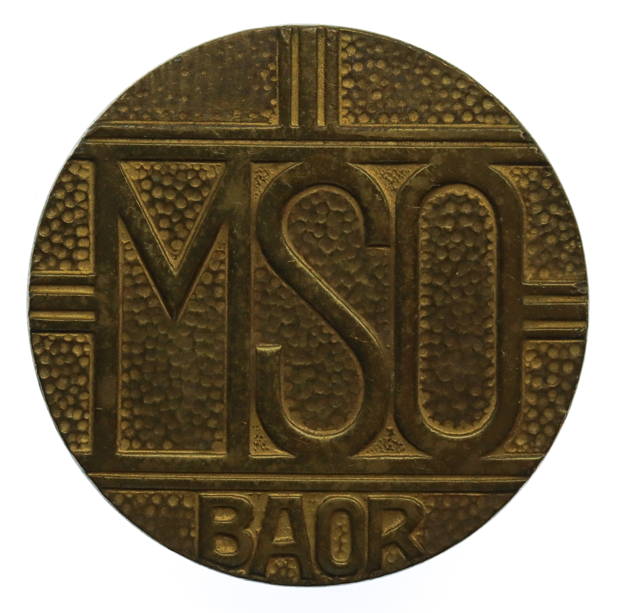 Mixed Services Organisation (MSO) British Army of the Rhine (BAOR) Cap Badge