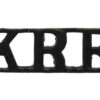 King's Royal Rifle Corps (K.R.R.) Shoulder Title
