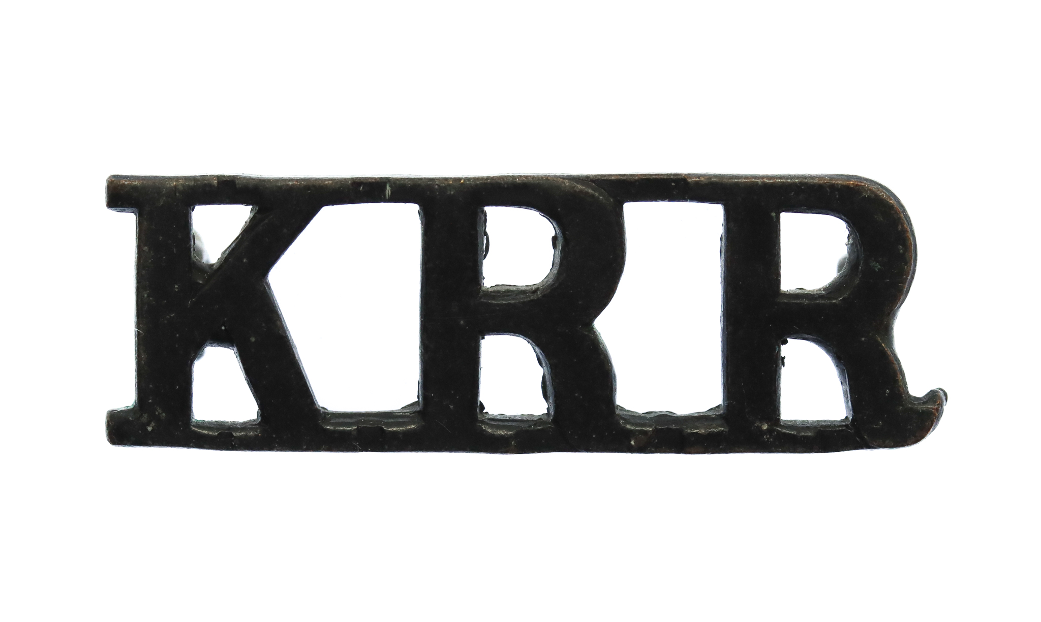 King's Royal Rifle Corps (K.R.R.) Shoulder Title