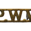 South Lancashire Regiment (P.W.V.) Shoulder Title