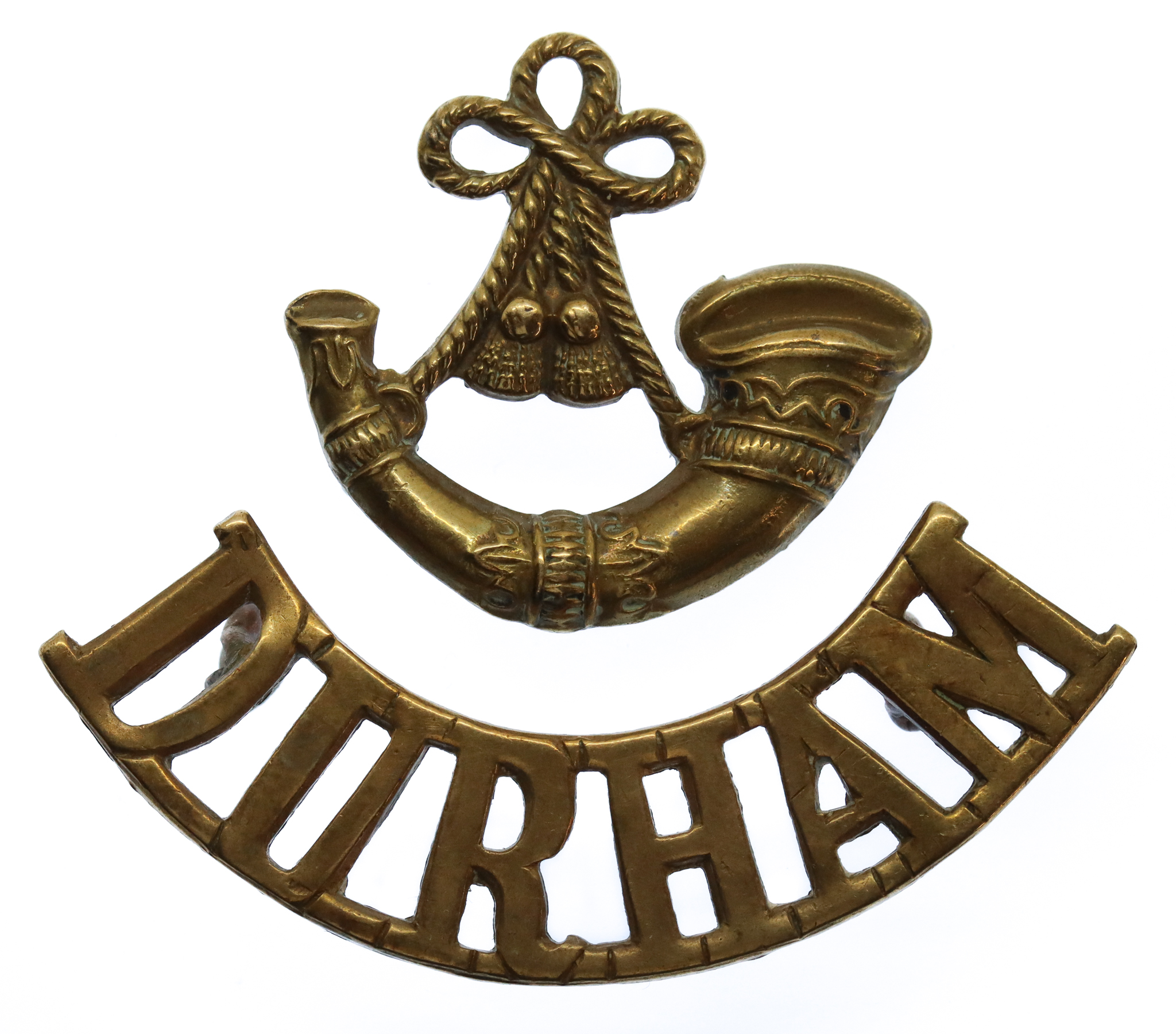 Durham Light Infantry (Bugle/DURHAM) Shoulder Title