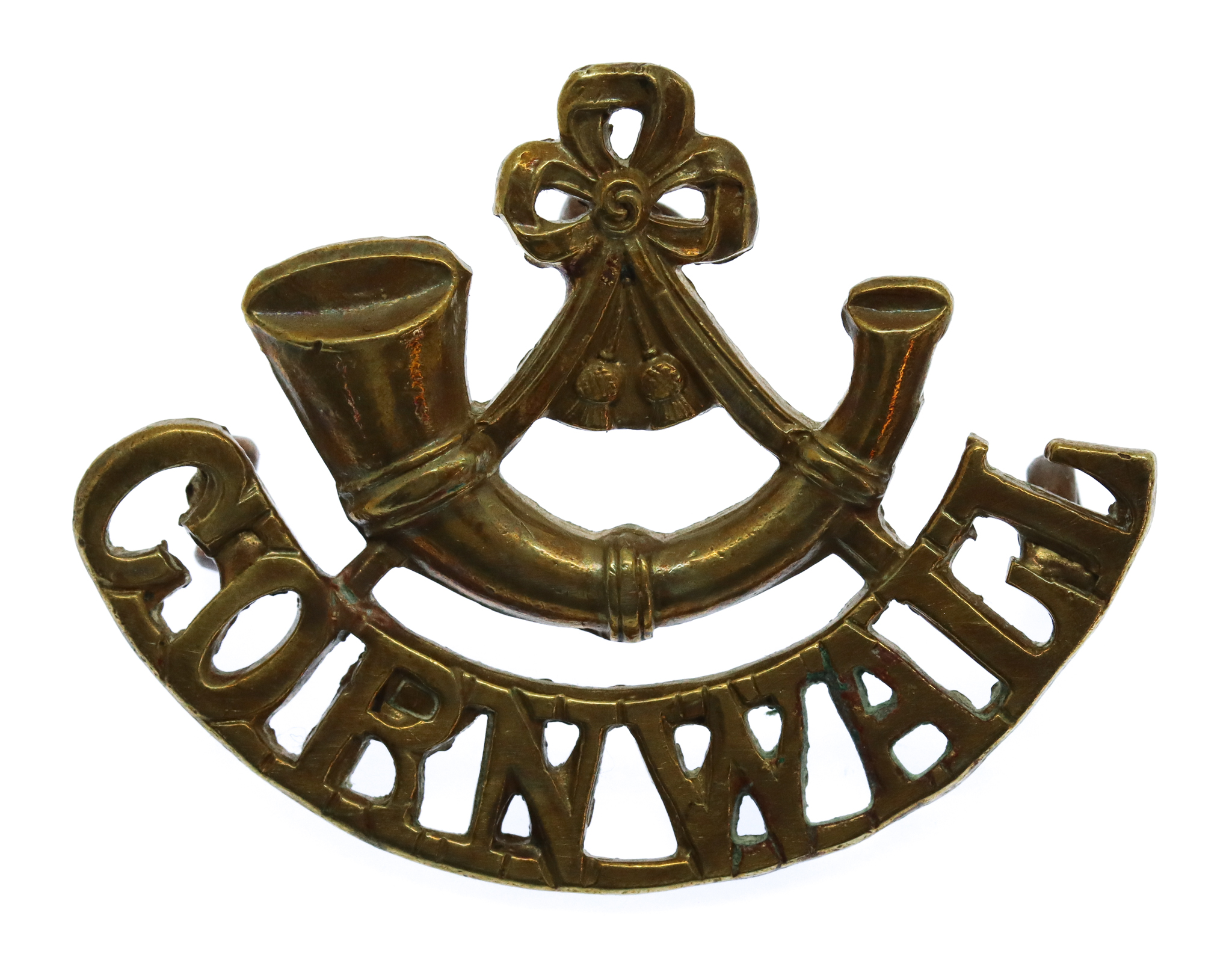 Duke of Cornwall's Light Infantry (Bugle/CORNWALL) Shoulder Title