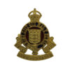 Royal Army Ordnance Corps (R.A.O.C.) Officer's Gilt & Enamel Collar Badge - King's Crown