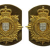 Pair of Royal Logistic Corps (R.L.C.) Bi-metal Collar Badges
