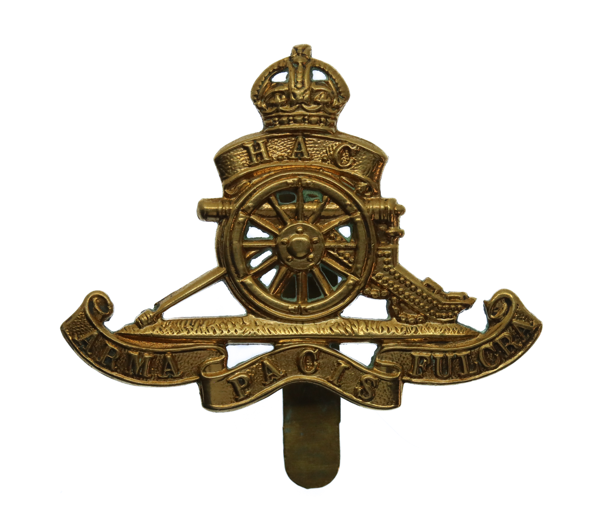 Honourable Artillery Company (H.A.C.) Beret Badge - King's Crown