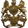Royal Artillery Helmet Plate - King's Crown (c.1902-1914)