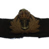 Royal Navy Officer's Bullion Cap Badge & Band - King's Crown