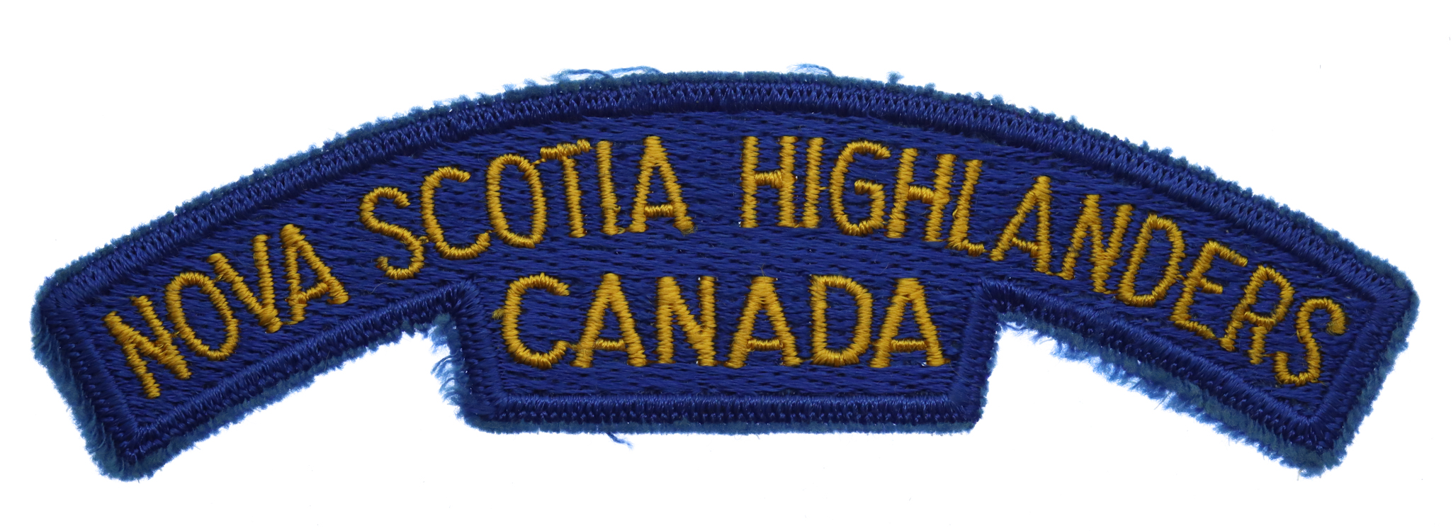 Canadian Nova Scotia Highlanders (NOVA SCOTIA HIGHLANDERS/CANADA) Cloth Shoulder Title