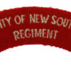 Australian University of New South Wales Regiment Cloth Shoulder Title