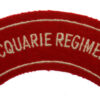 Australian Macquarie Regiment Cloth Shoulder Title