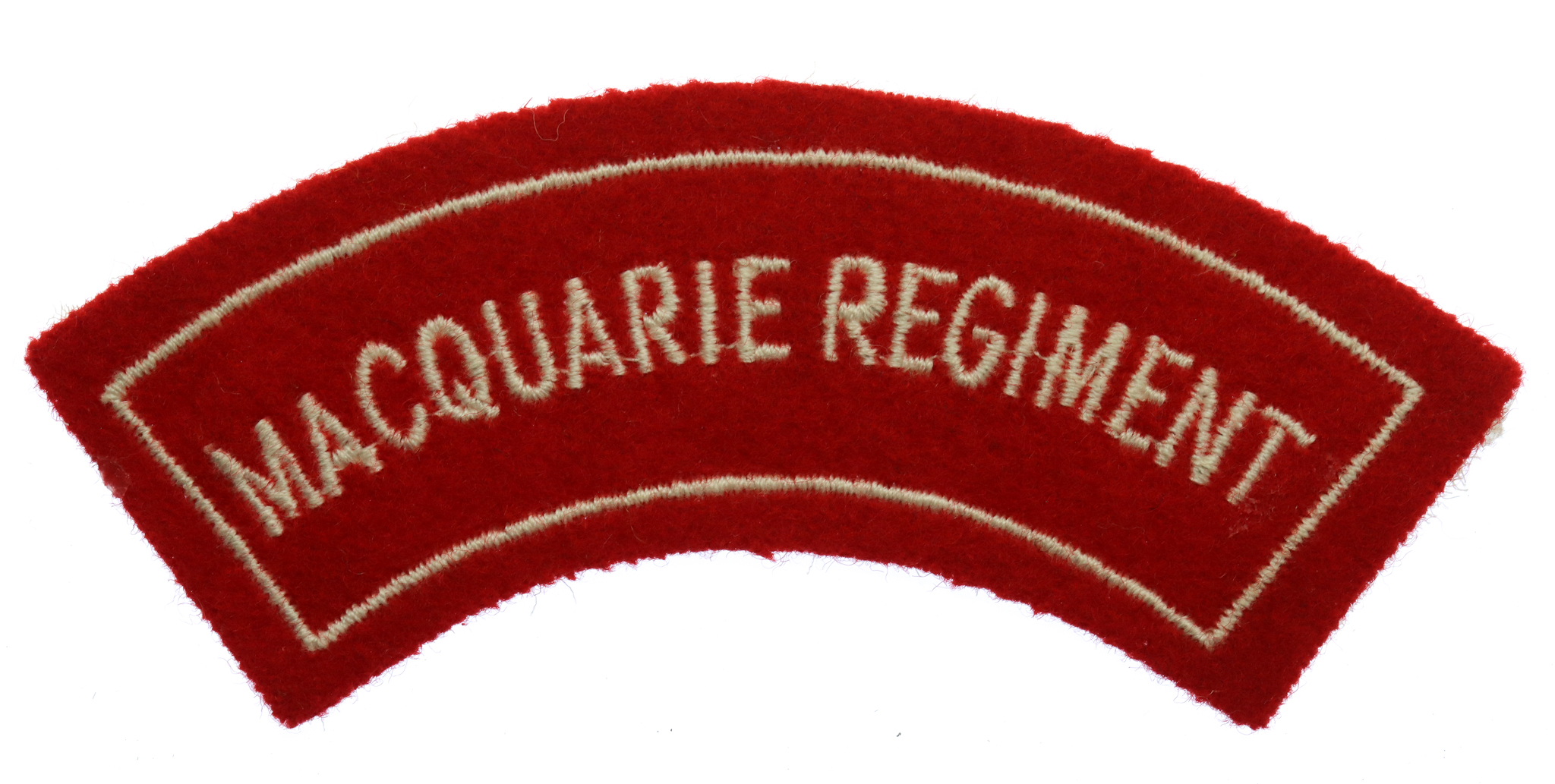 Australian Macquarie Regiment Cloth Shoulder Title