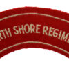 Australian North Shore Regiment Cloth Shoulder Title