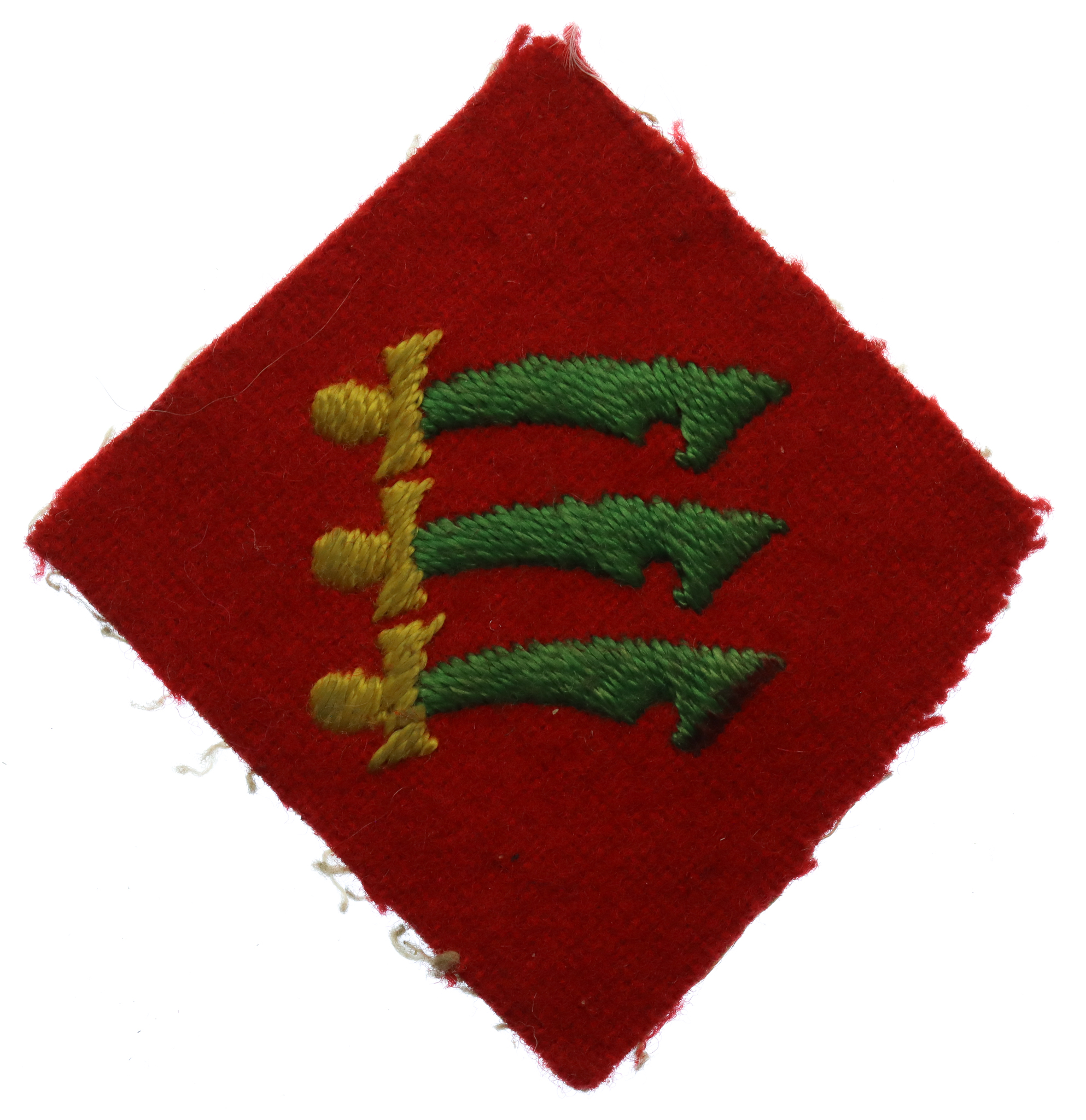 147th & 304th (Essex Yeomanry) Field Regiment Royal Artillery Cloth Formation Sign 