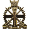 Army Apprentices School Anodised (Staybrite) Cap Badge - Queen's Crown