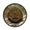 York & Lancaster Regiment Mother of Pearl & Silver Rim Sweetheart Brooch
