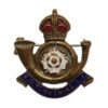King's Own Yorkshire Light Infantry (K.O.Y.L.I.) Enamelled Sweetheart Brooch - King's Crown
