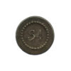 34th (Cumberland) Regiment of Foot Button c.1790-1797 (17mm)