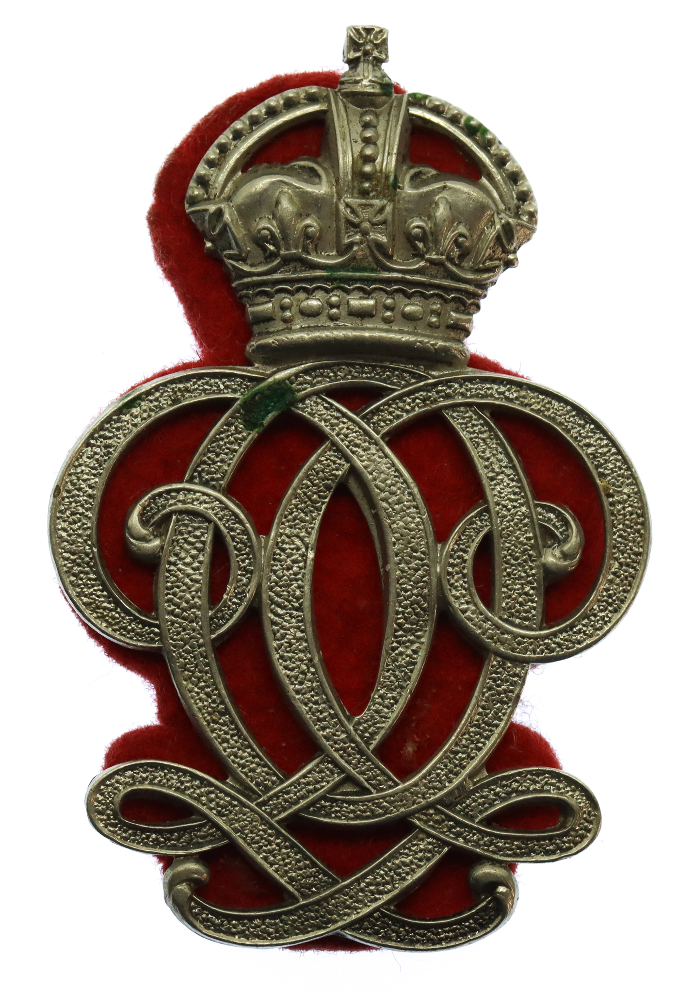7th Queen's Own Hussars NCO's Arm Badge - King's Crown