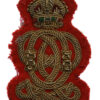 7th Queen's Own Hussars NCO's Bullion Arm Badge - King's Crown